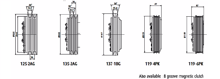 TM08 Magnetic Clutches